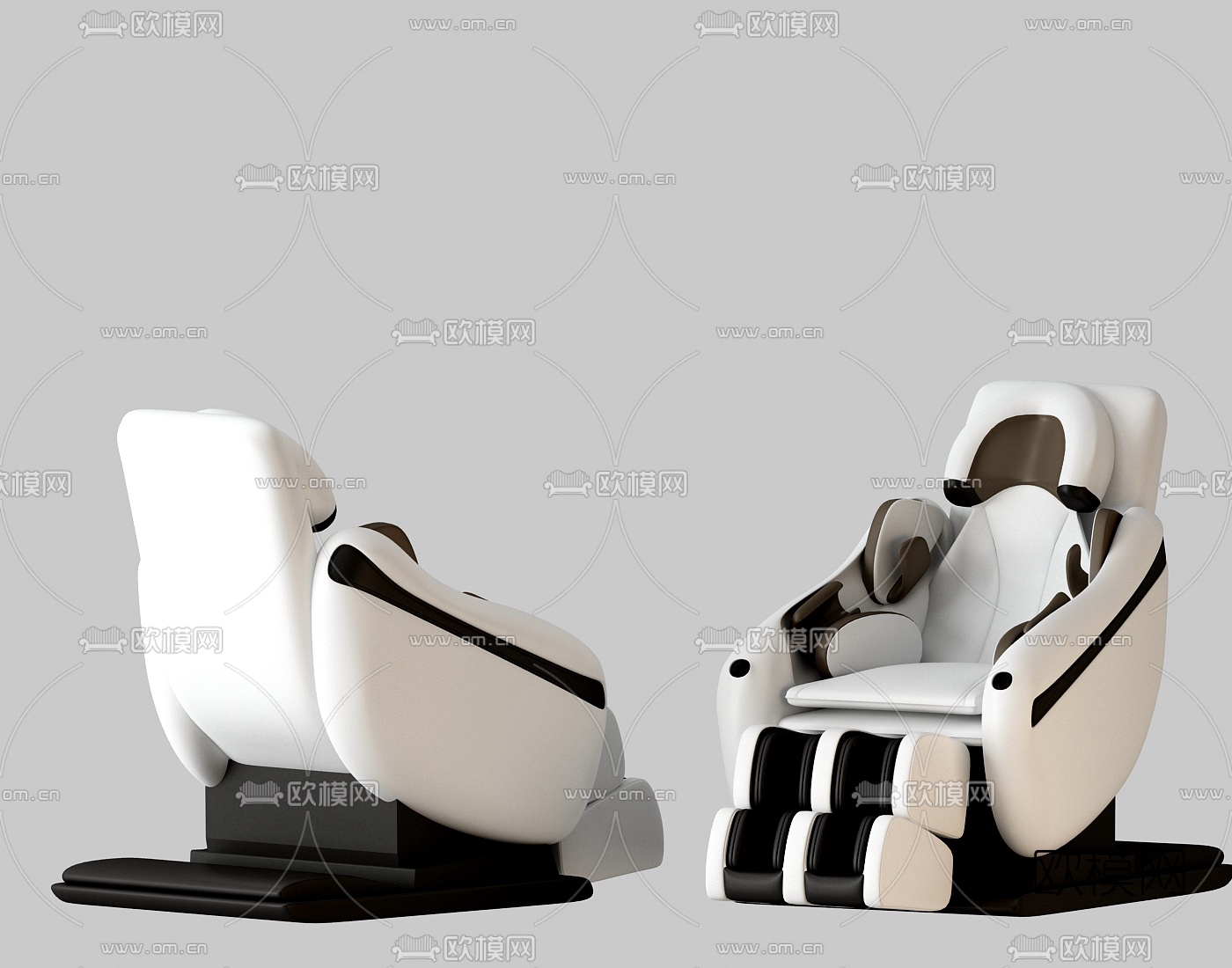 现代按摩椅3d模型下载