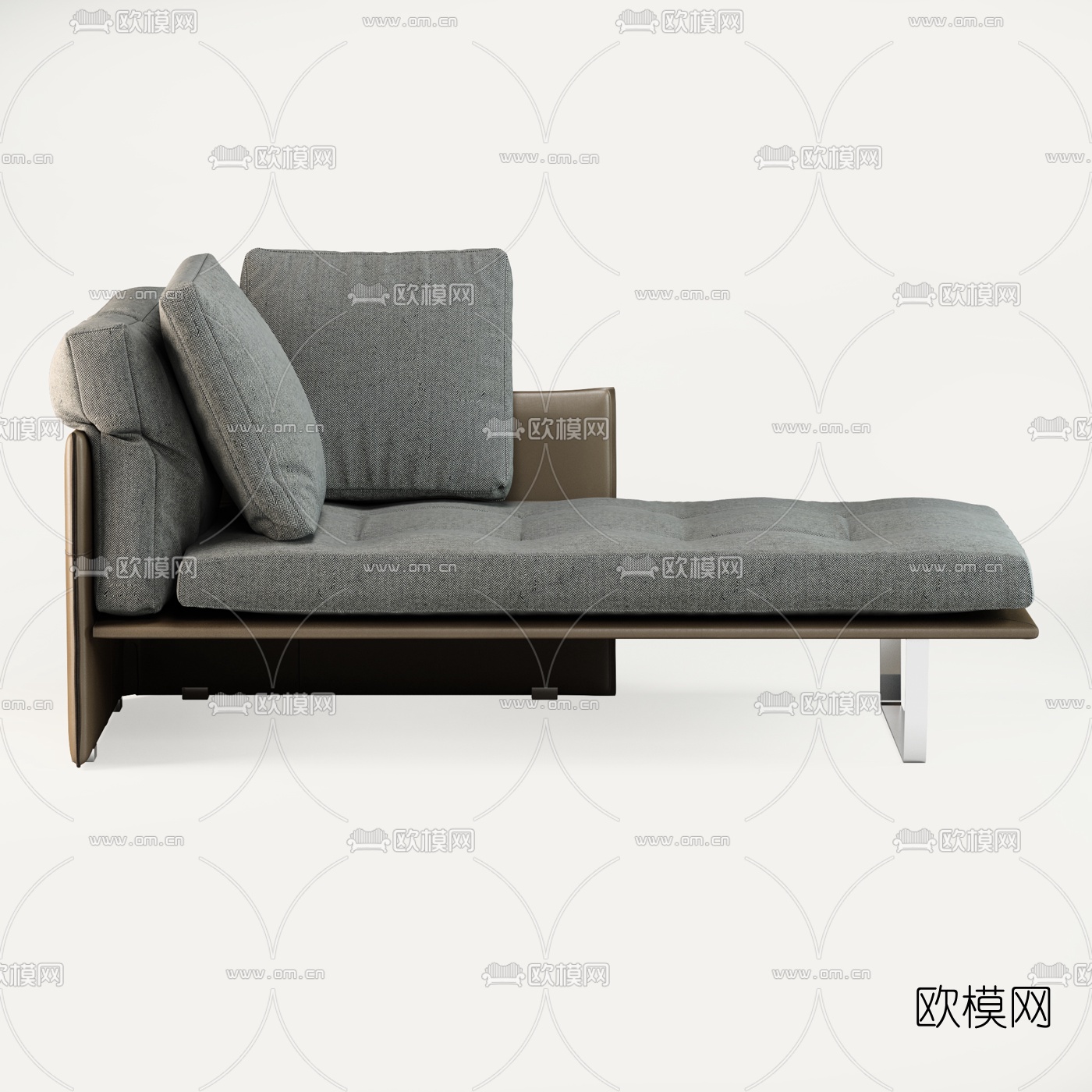 Minotti 现代贵妃椅3d模型下载（渲染图3）