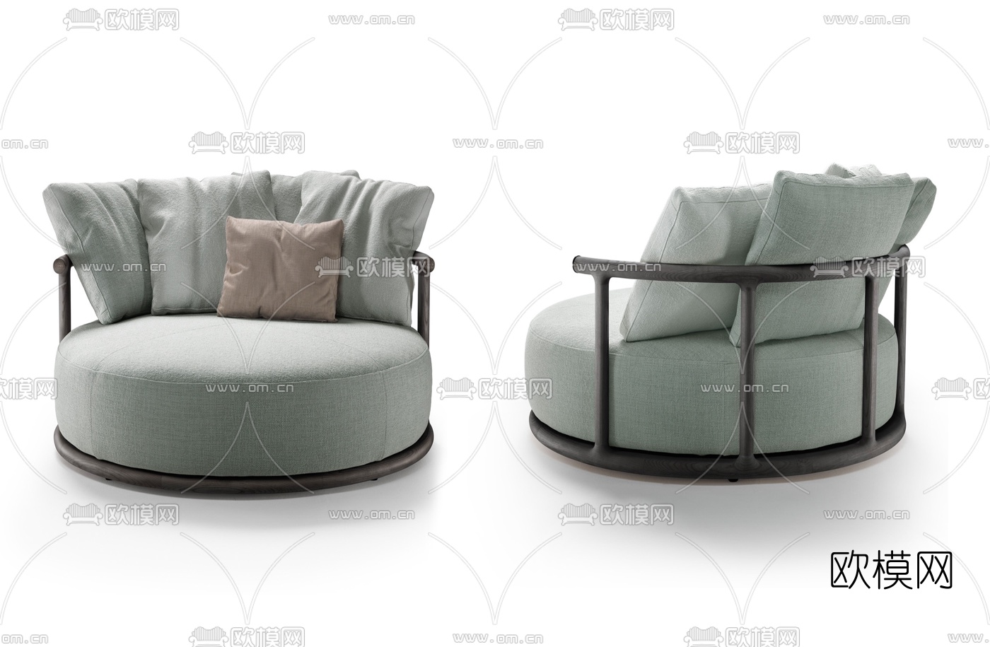 FLEXFORM 单人沙发3d模型下载