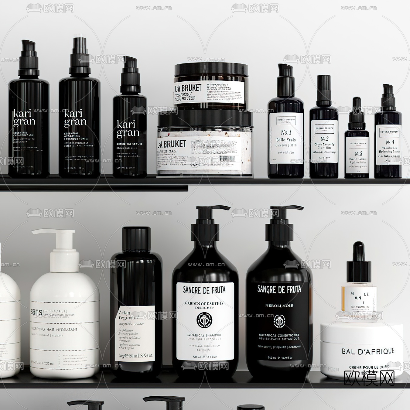 现代洗涤用品3d模型下载（渲染图3）