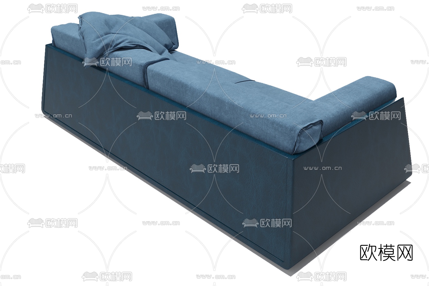 意大利baxter Hard&Soft现代布艺双人沙发3D模型下载（渲染图3）