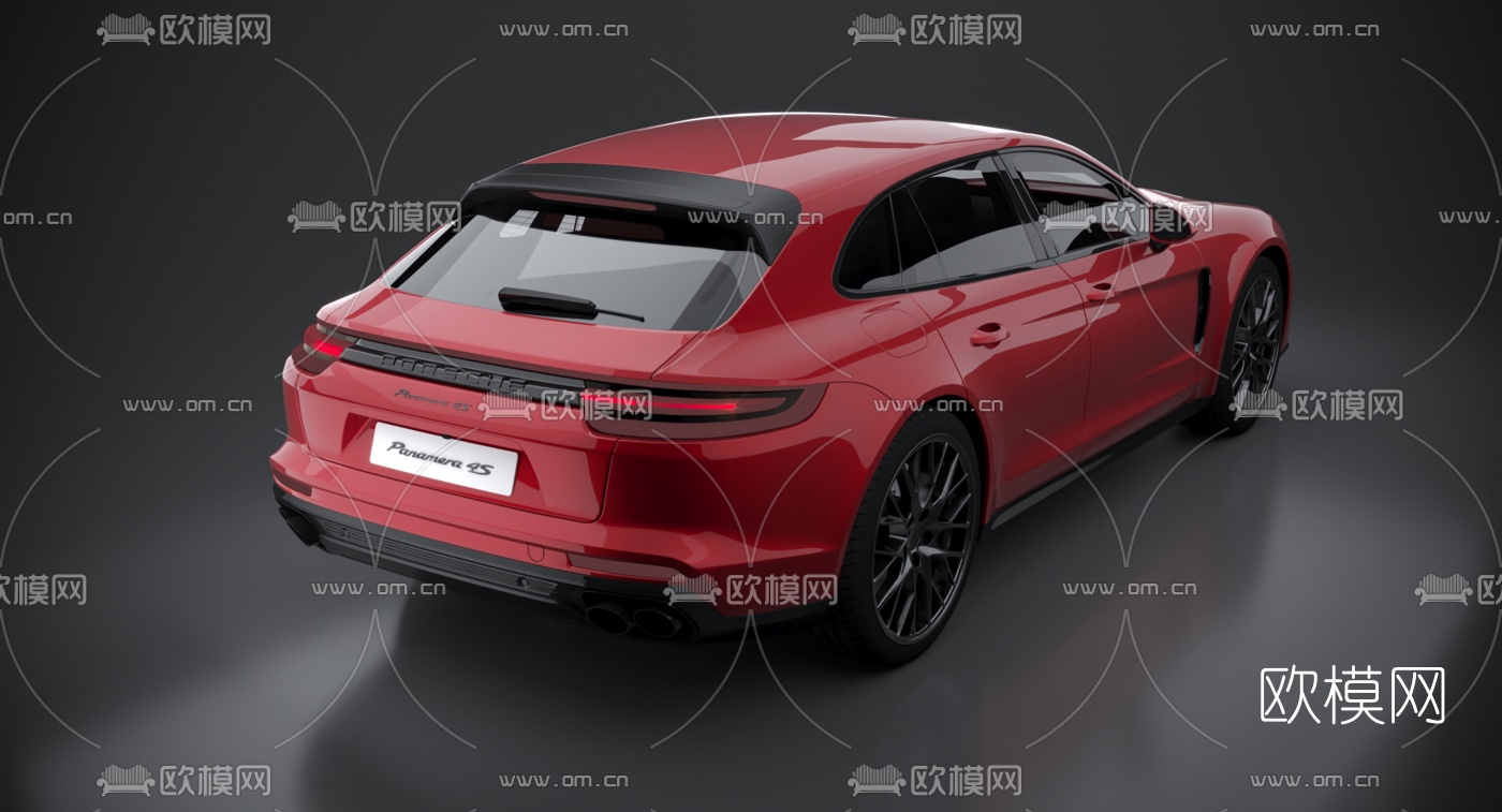 现代保时捷panamera3d模型