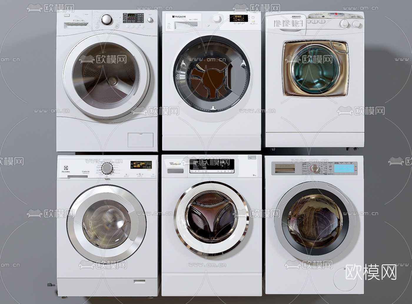洗衣机3d模型下载
