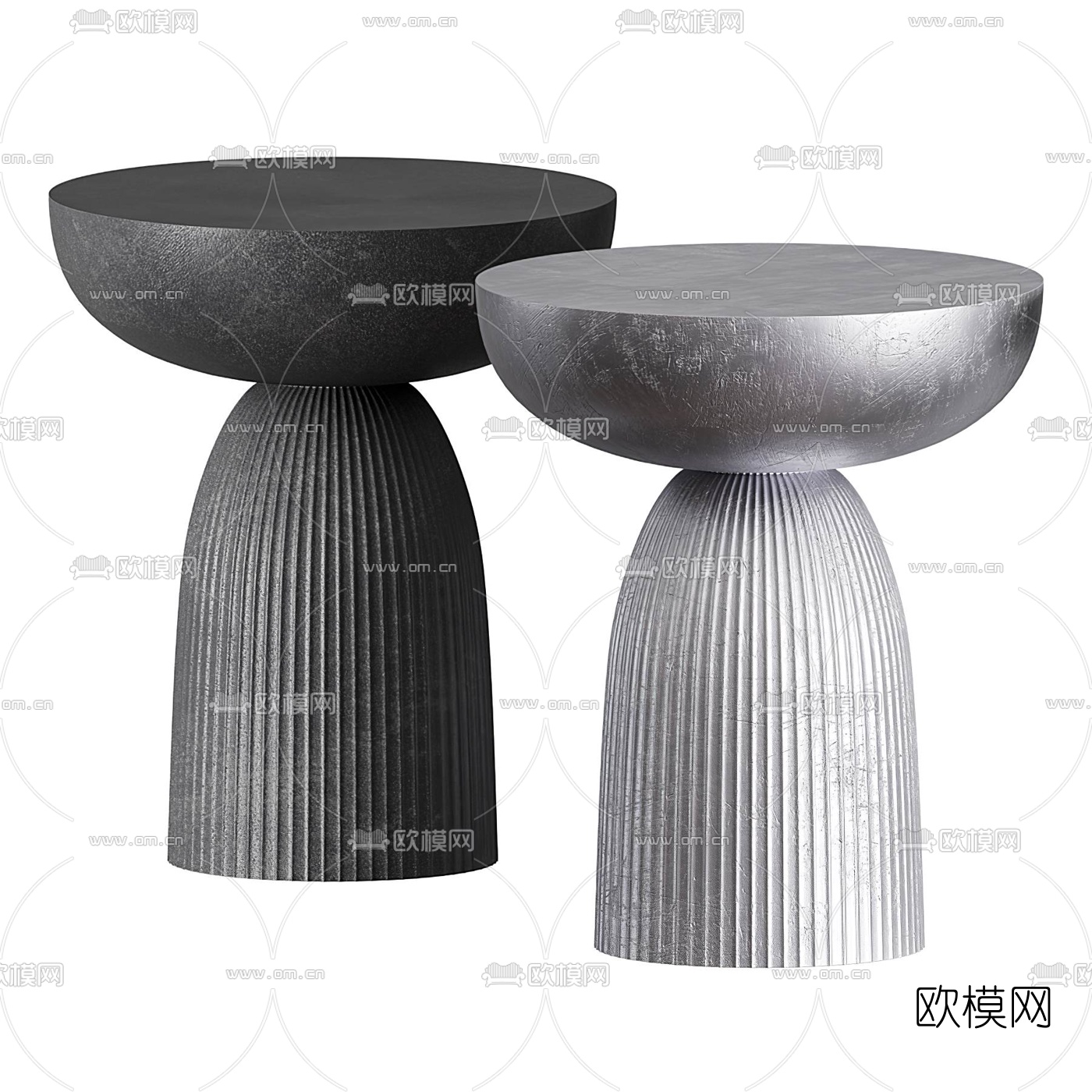 现代圆几3d模型