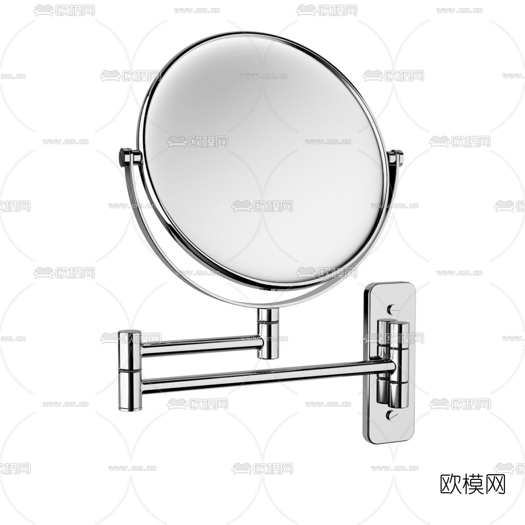 现代壁挂式镜子3d模型