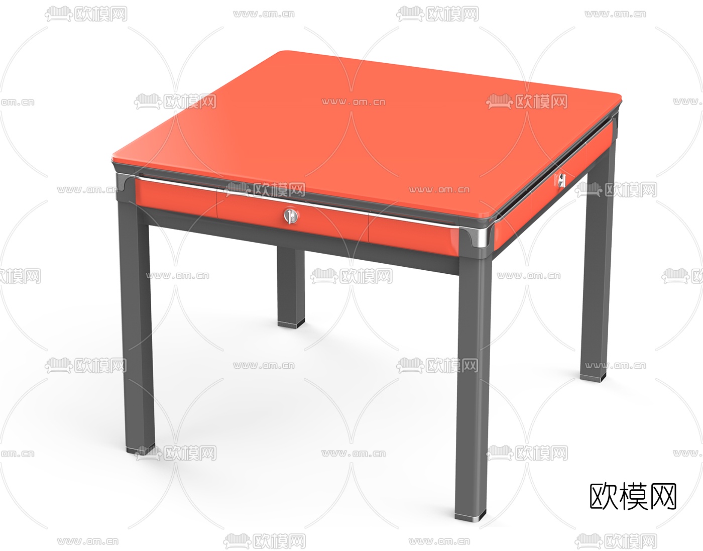 现代麻将桌3d模型
