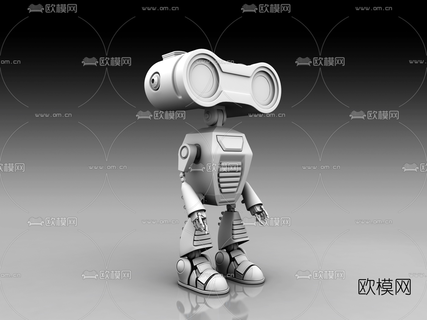 现代机器人3D模型