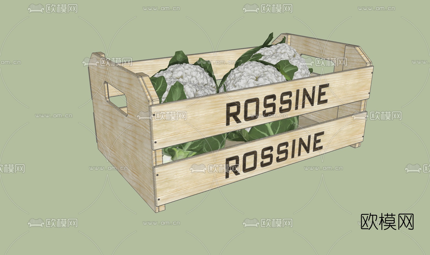 北欧菜篮免费su模型下载