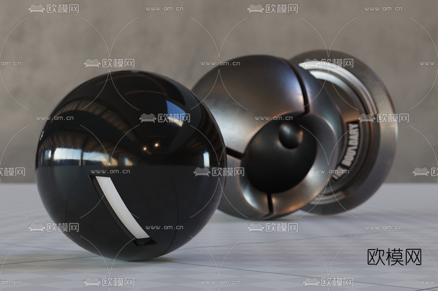现代监控摄像头3d模型