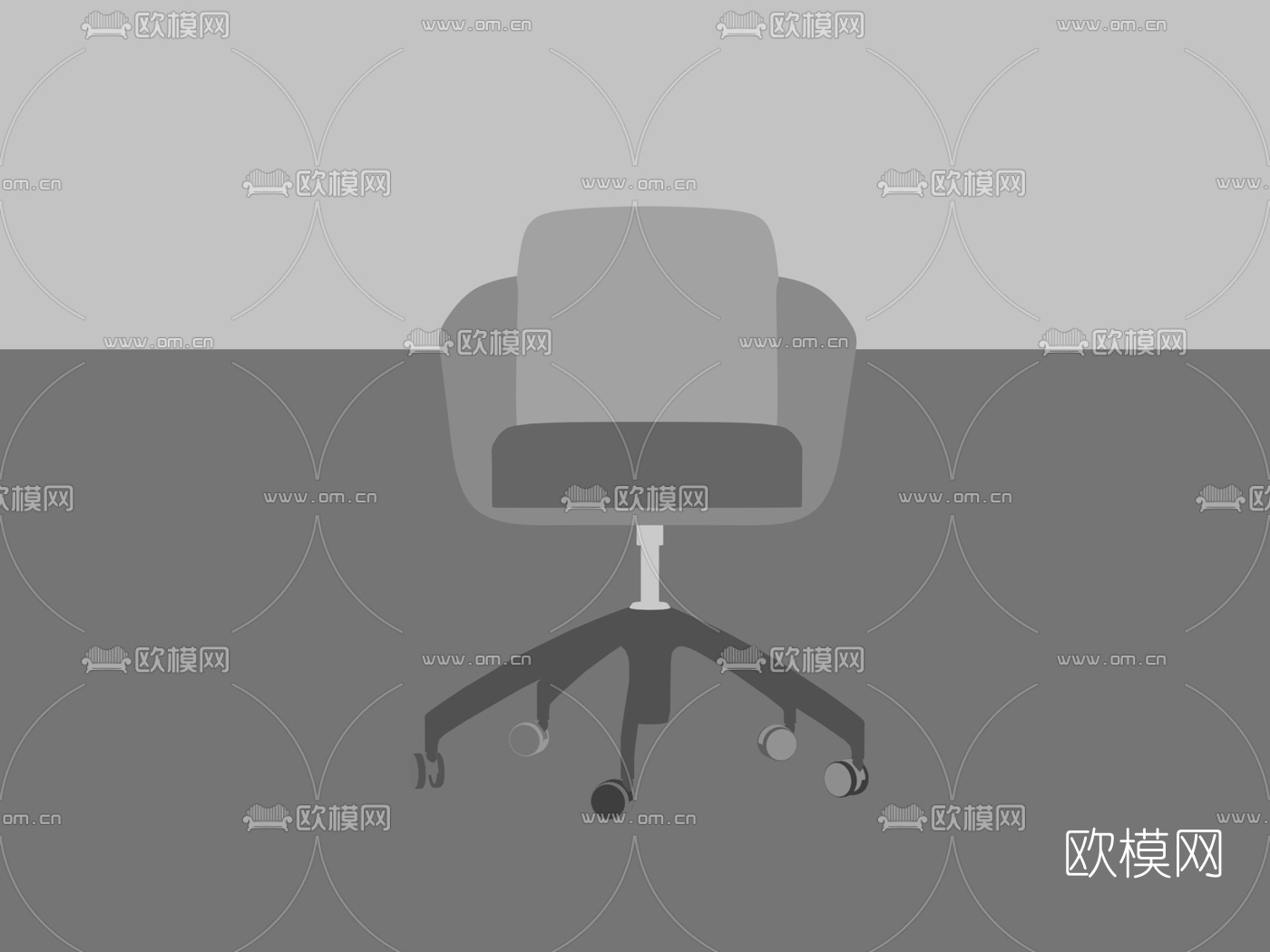 Ligne roset办公椅3d模型