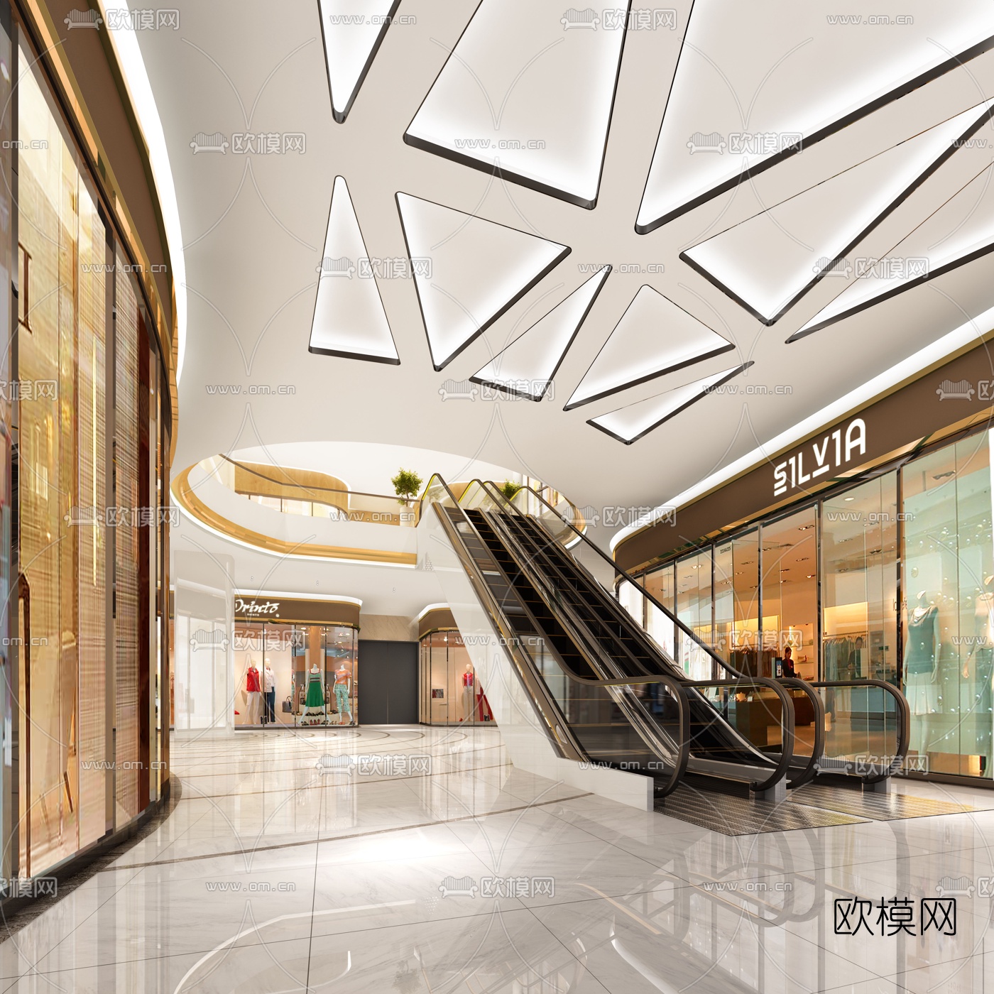现代商场3d模型