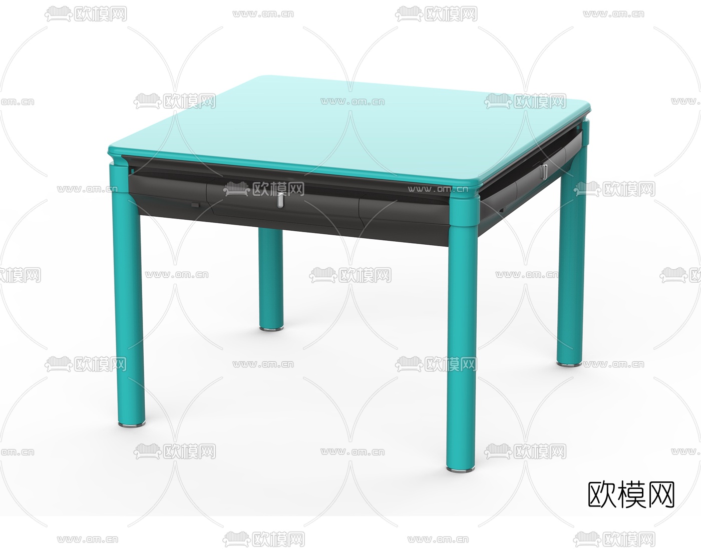 现代麻将桌3d模型