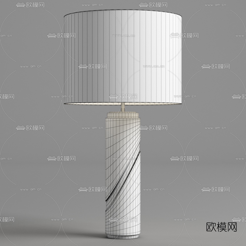 现代简约台灯3d模型