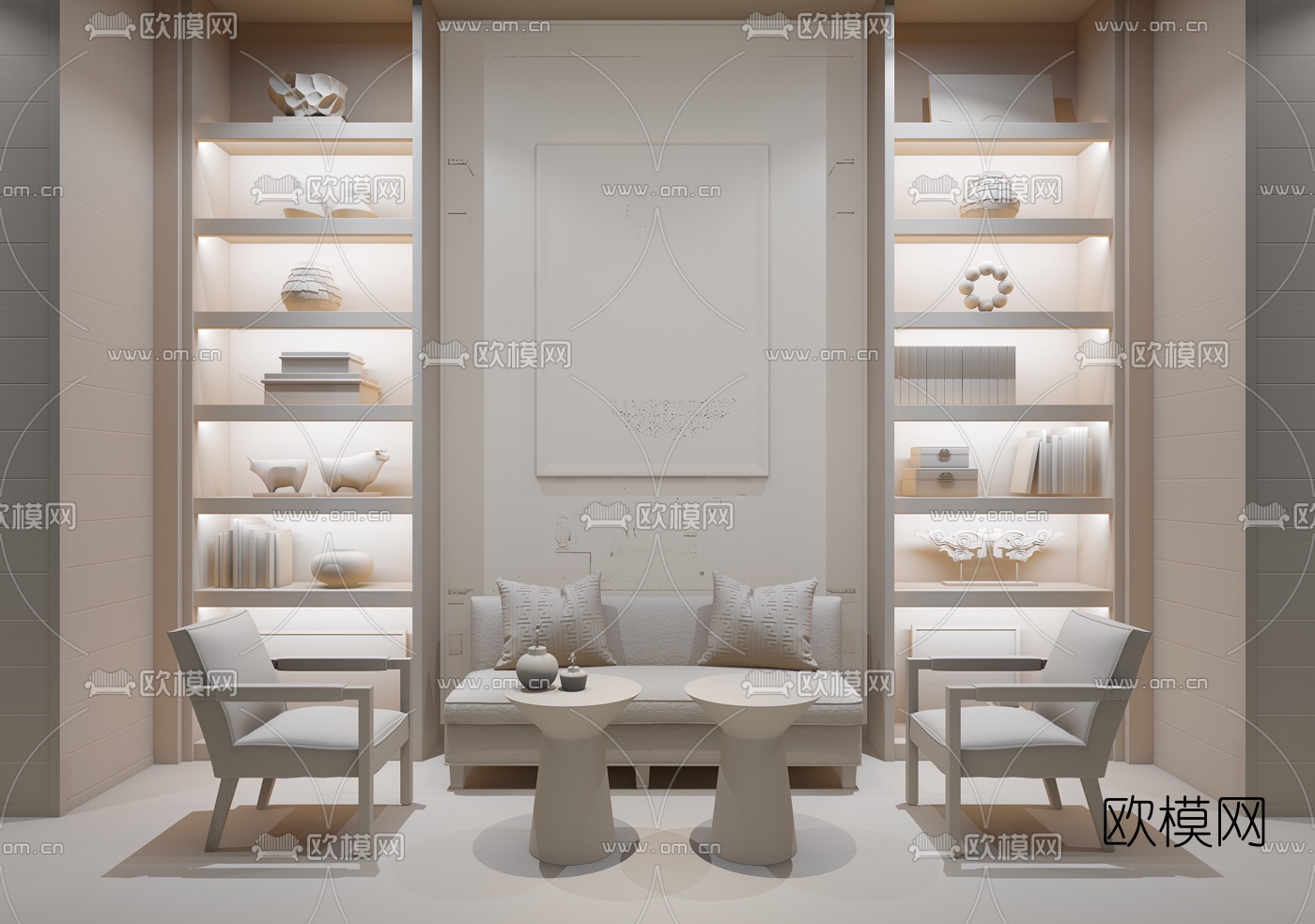 Richard Beard Architects设计 现代休闲沙发组合3d模型