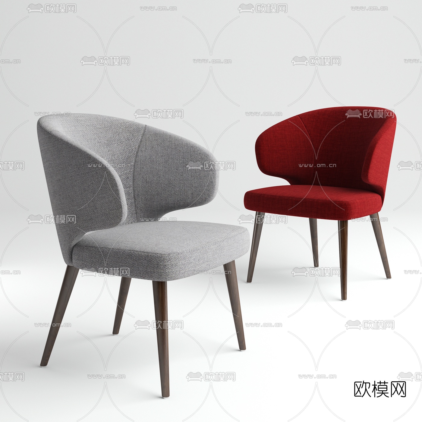 现代休闲桌椅3d模型