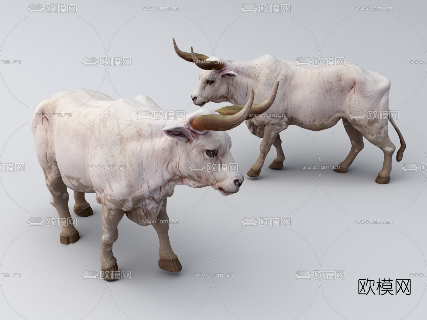 现代公牛3d模型