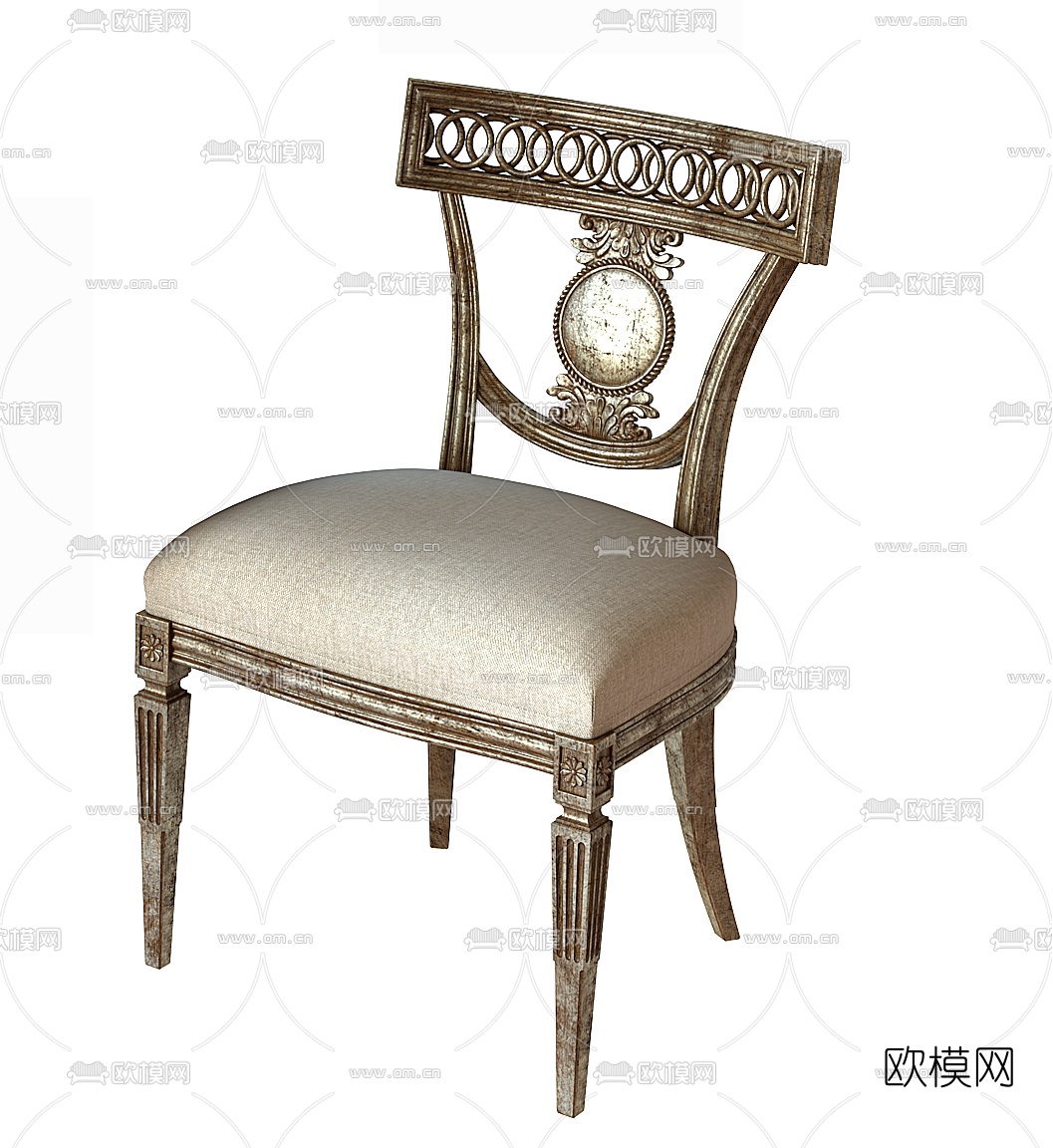 欧式休闲椅组合3d模型下载_ID10286171_3dmax免费模型-欧模网