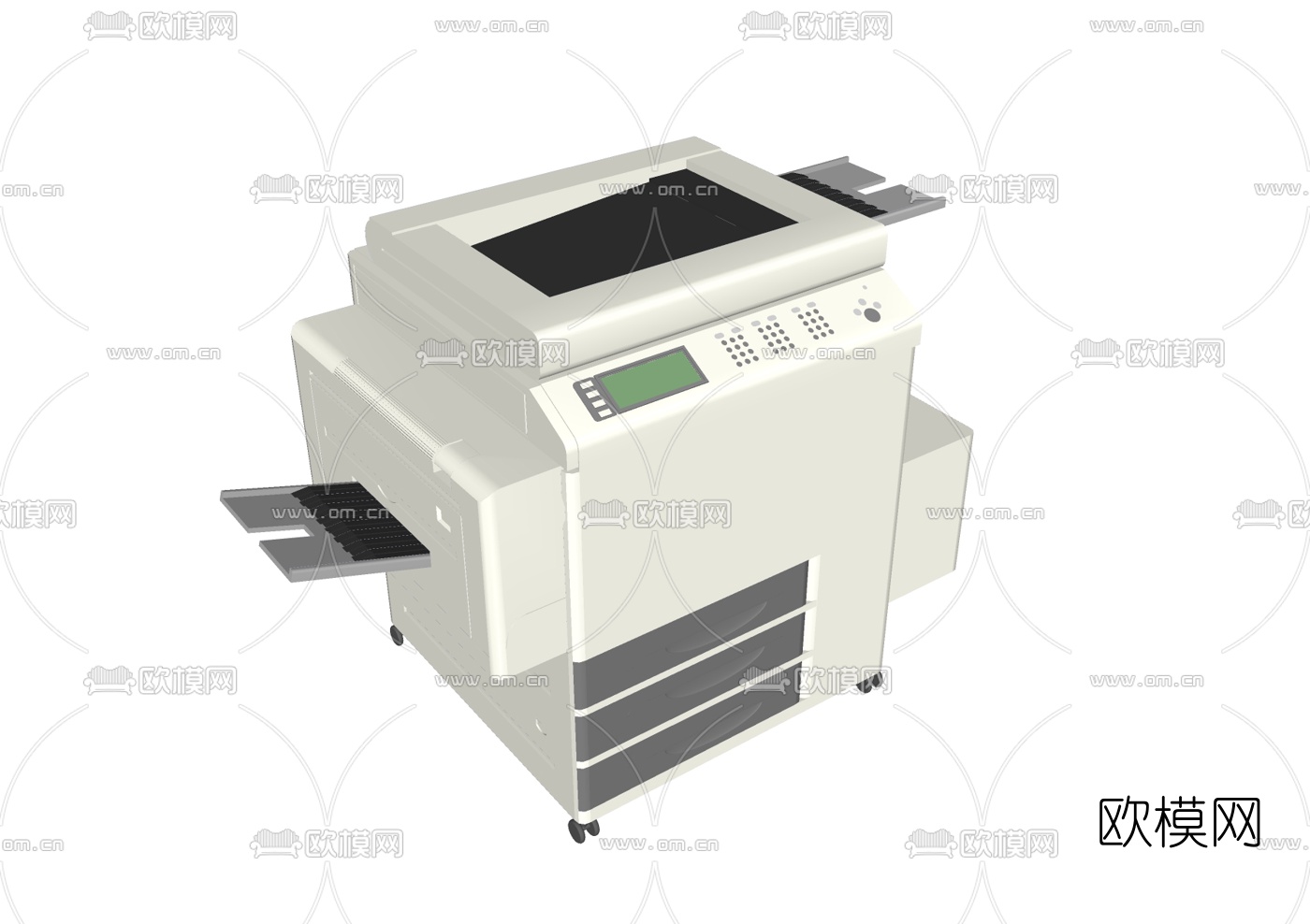 现代打印机免费su模型下载