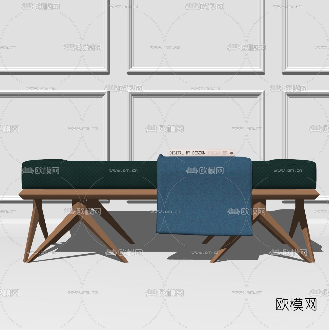 现代金属皮革脚踏su模型下载