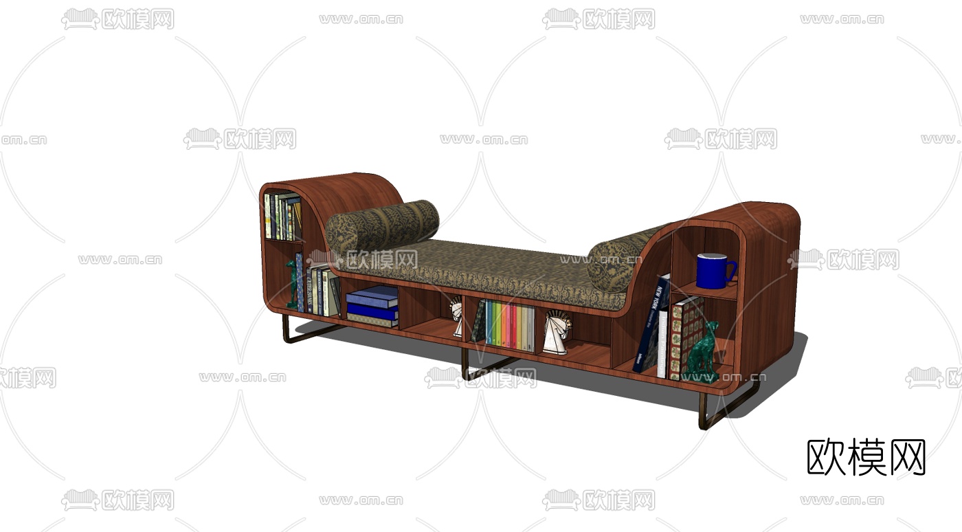 现代多功能休闲沙发免费su模型下载（渲染图2）
