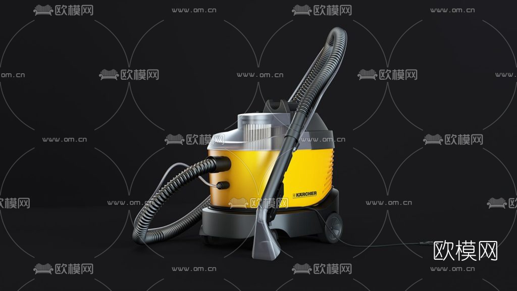 现代吸尘器3D模型