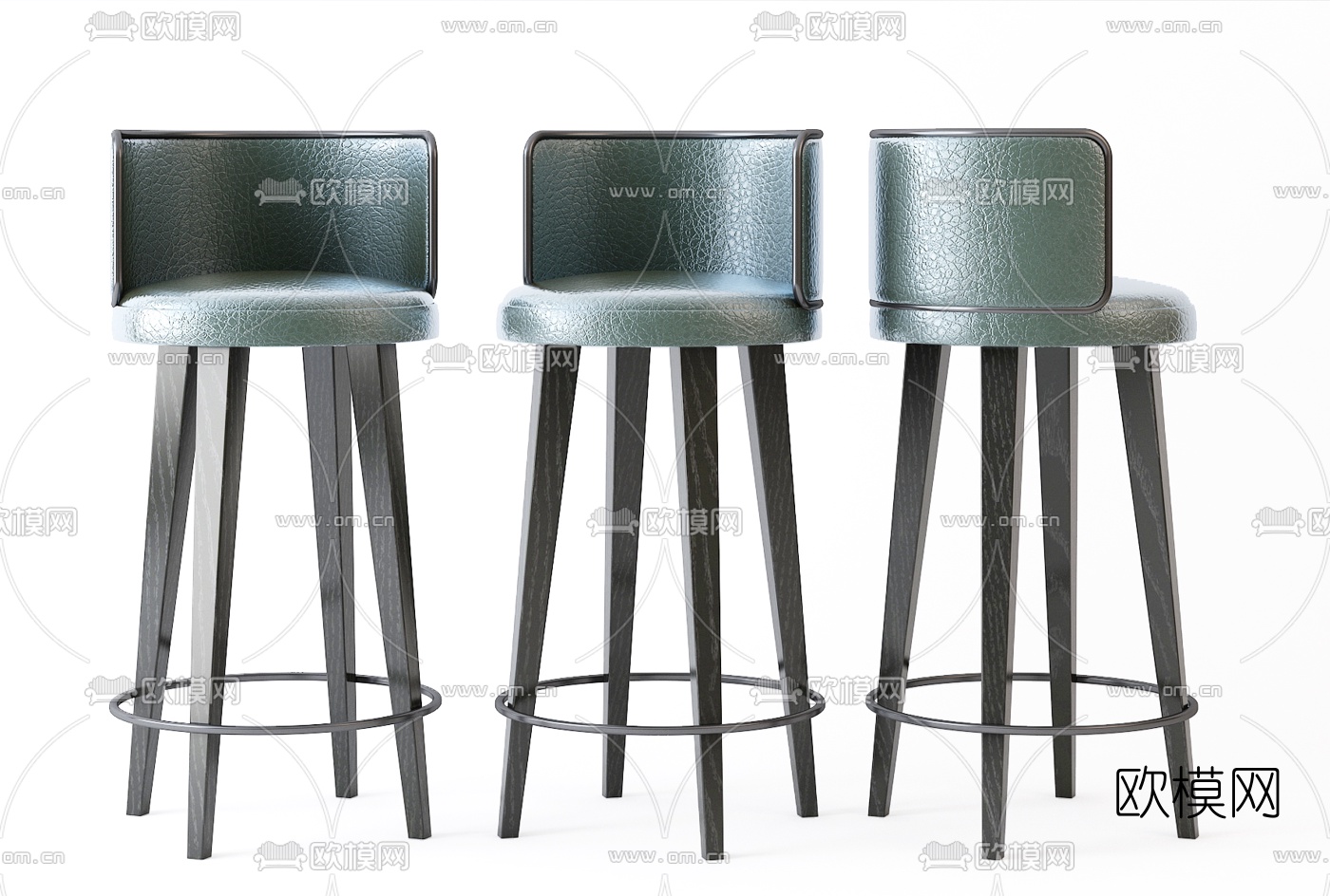 工业风吧椅3d模型下载