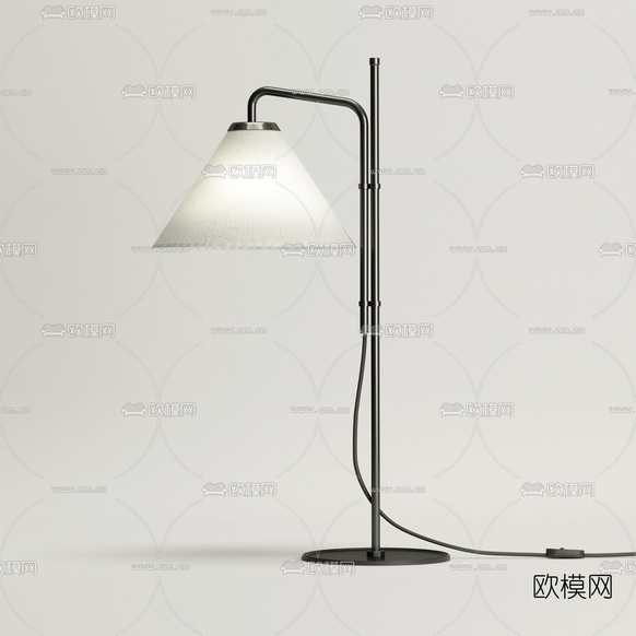 西班牙Marset品牌 现代铁艺极简台灯3d模型下载