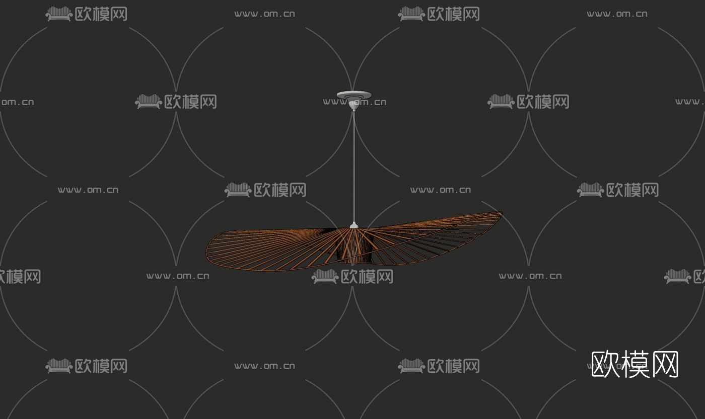 现代创意吊灯免费su模型下载