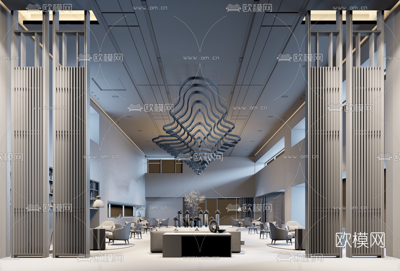 CLV-DESIGN 天津雍祥府营销中心3d模型