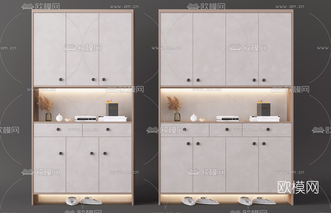 北欧鞋柜模型3d模型