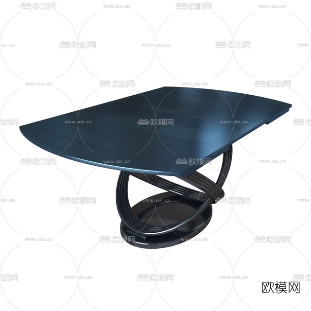 现代时尚茶几3D模型