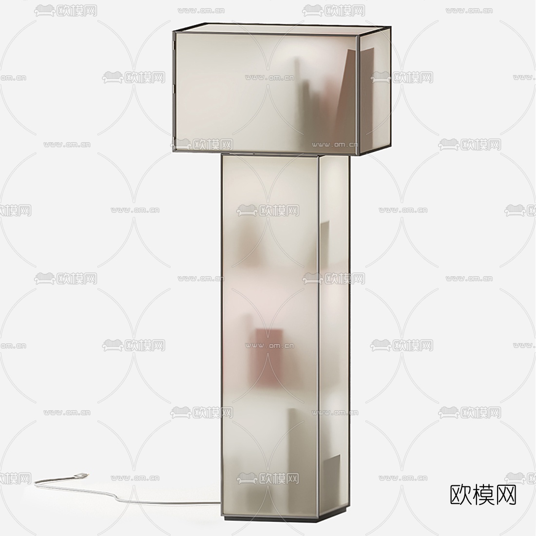 现代创意落地灯3d模型下载