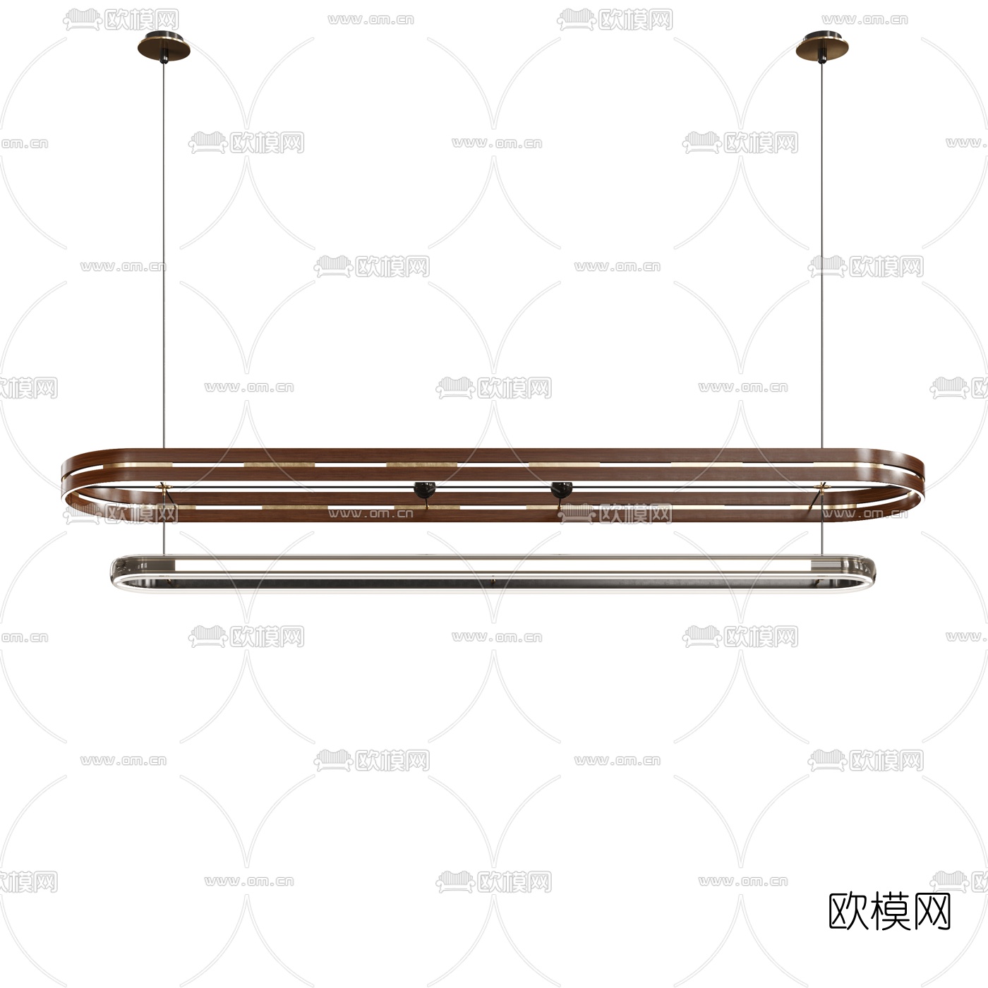 现代时尚吊灯3d模型