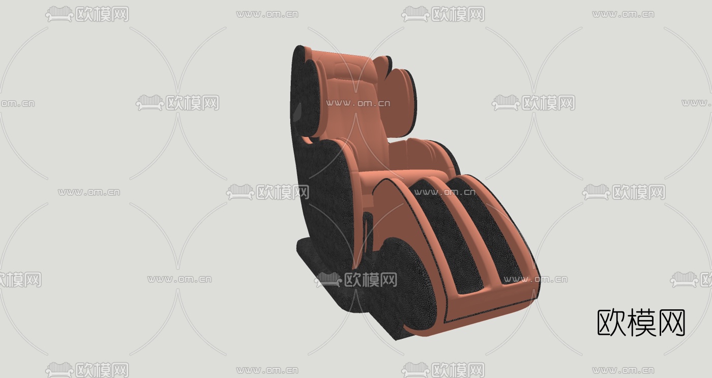 现代按摩椅su模型下载（渲染图2）