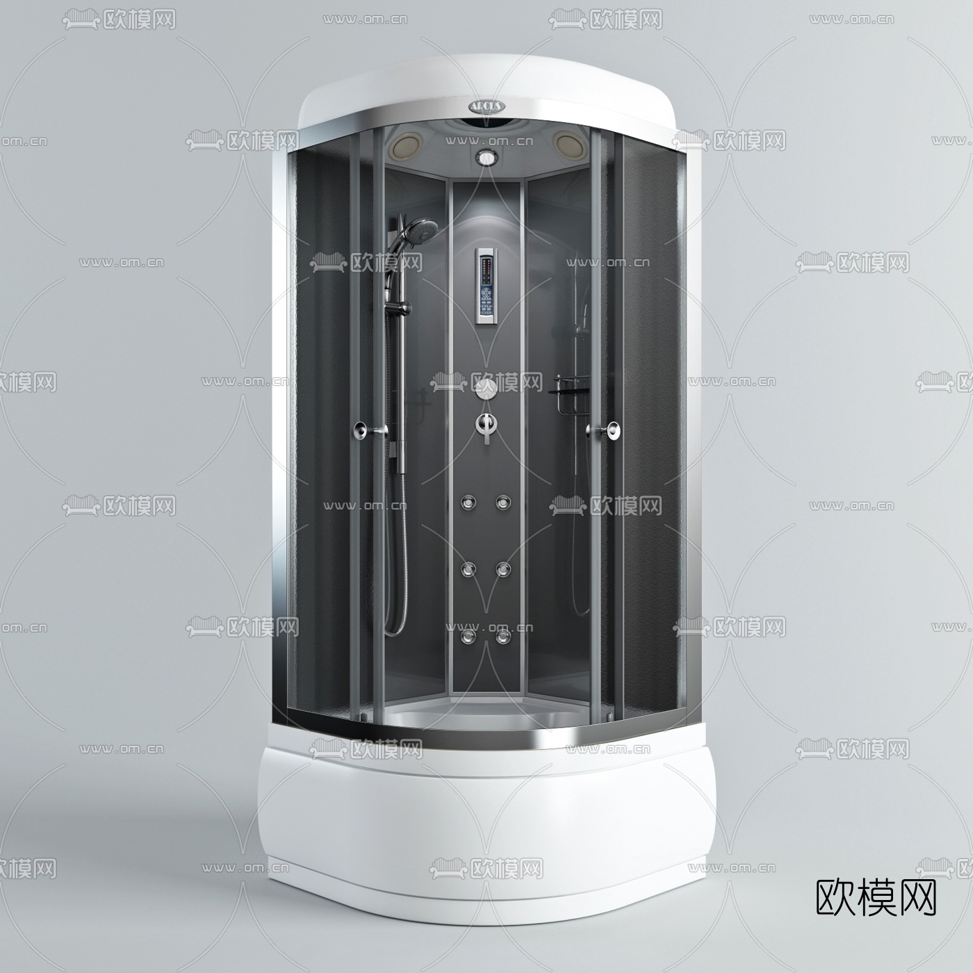 现代淋浴房3d模型下载