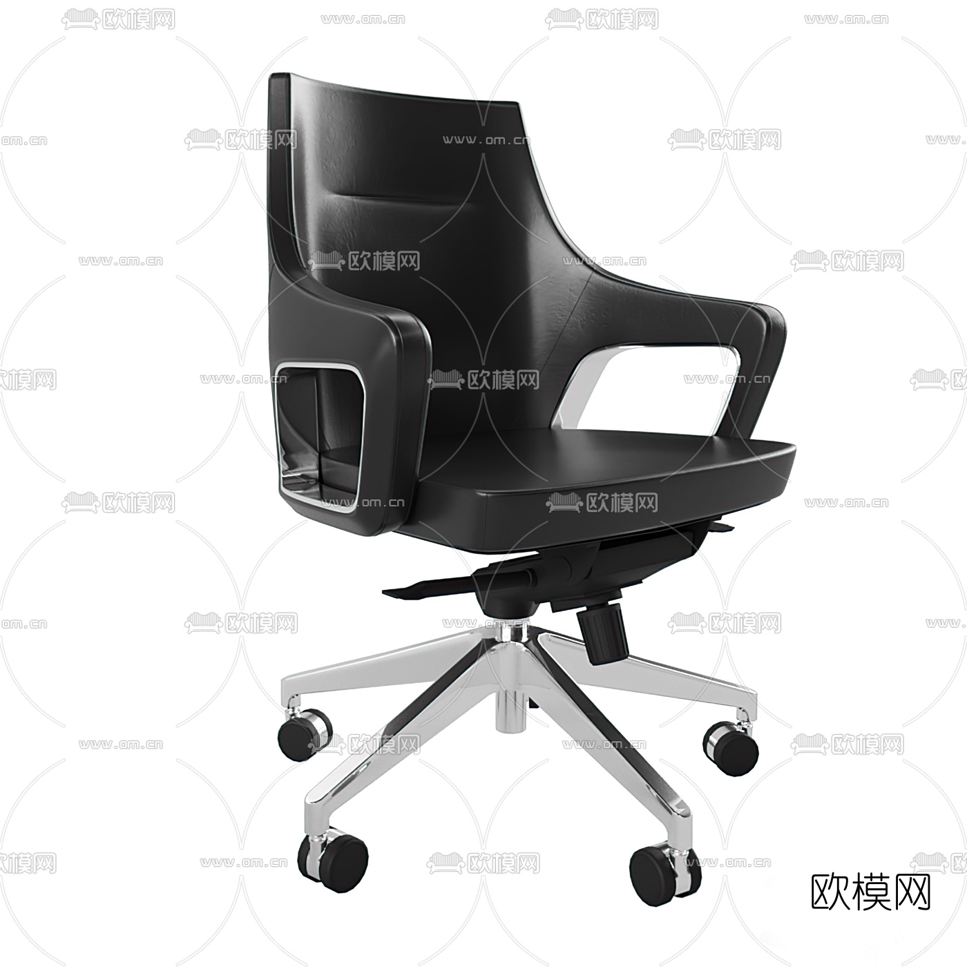 现代会议桌椅3d模型