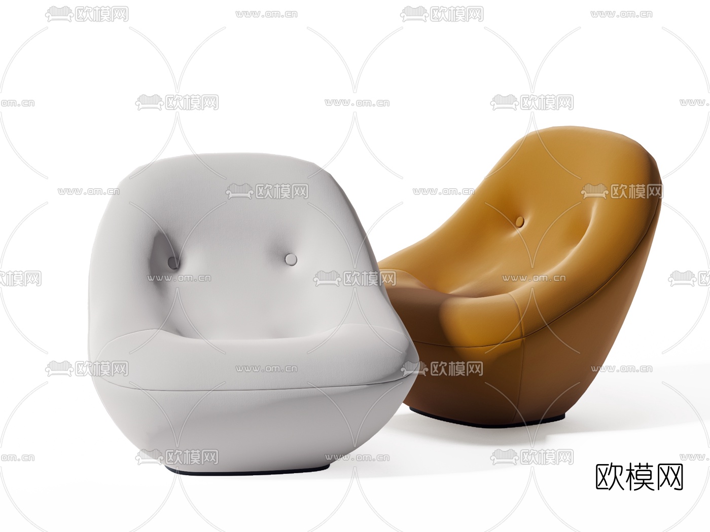 Ligne roset 北欧休闲沙发3d模型下载