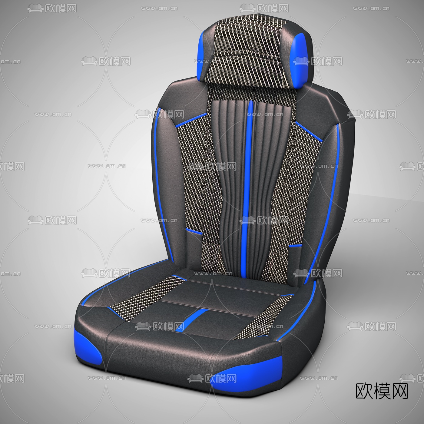 现代汽车座椅3d模型下载