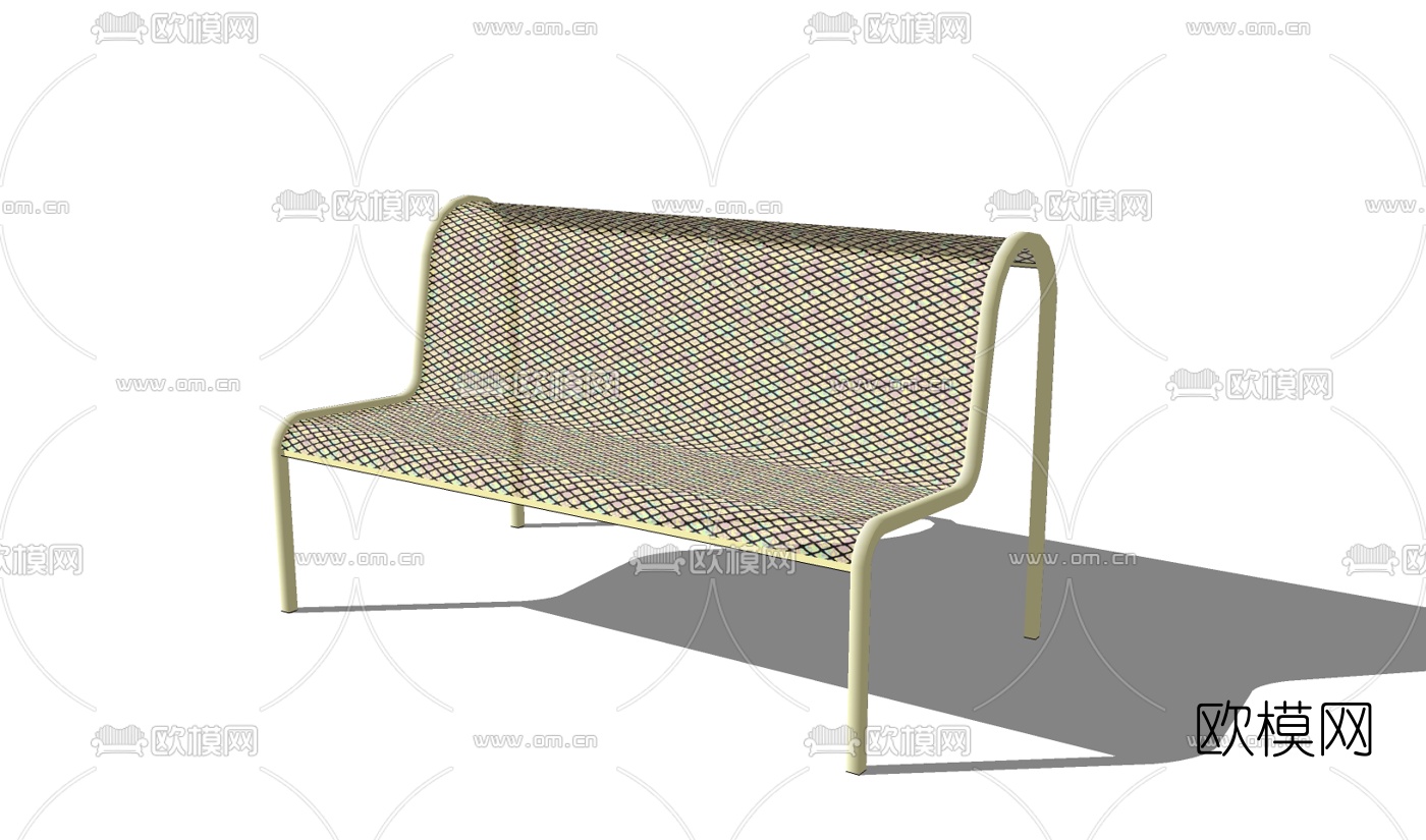 现代公用椅免费su模型下载