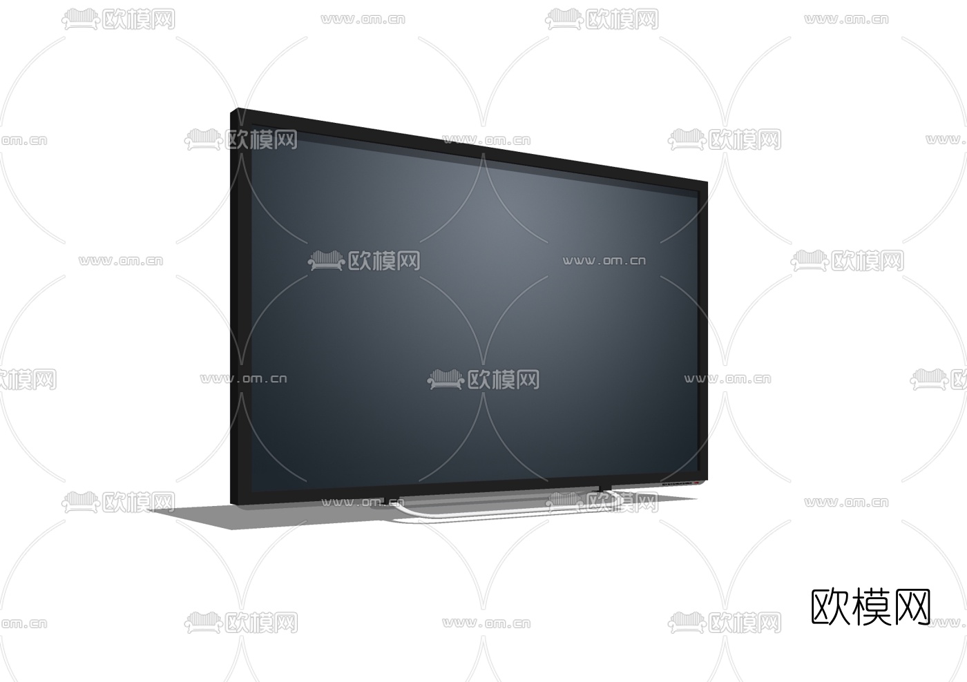 现代电视机免费su模型下载