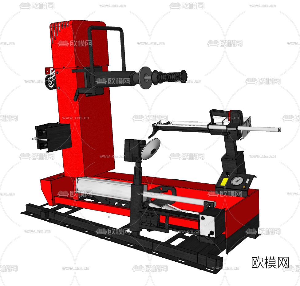 现代轮胎拆装机免费su模型下载