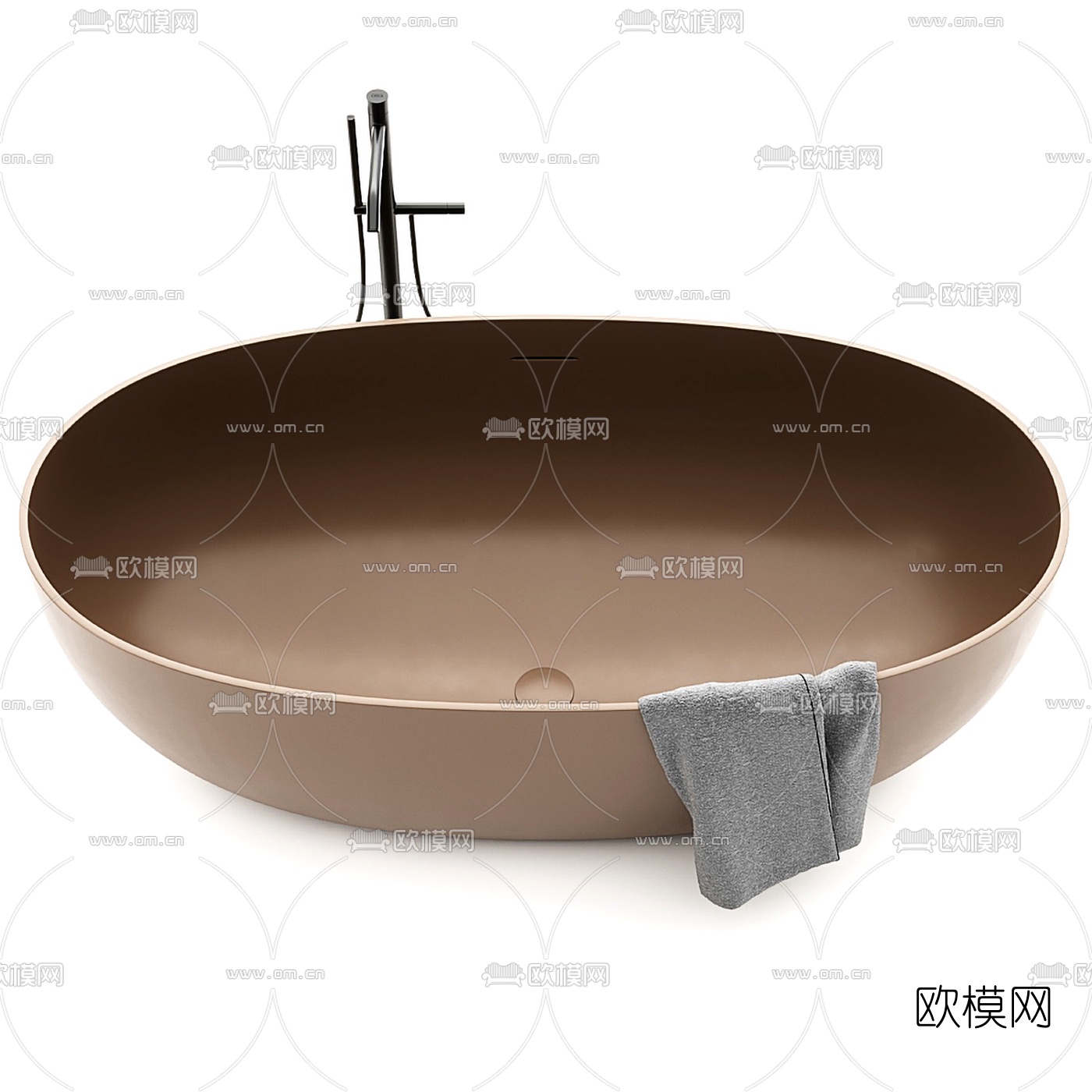 现代浴缸3d模型