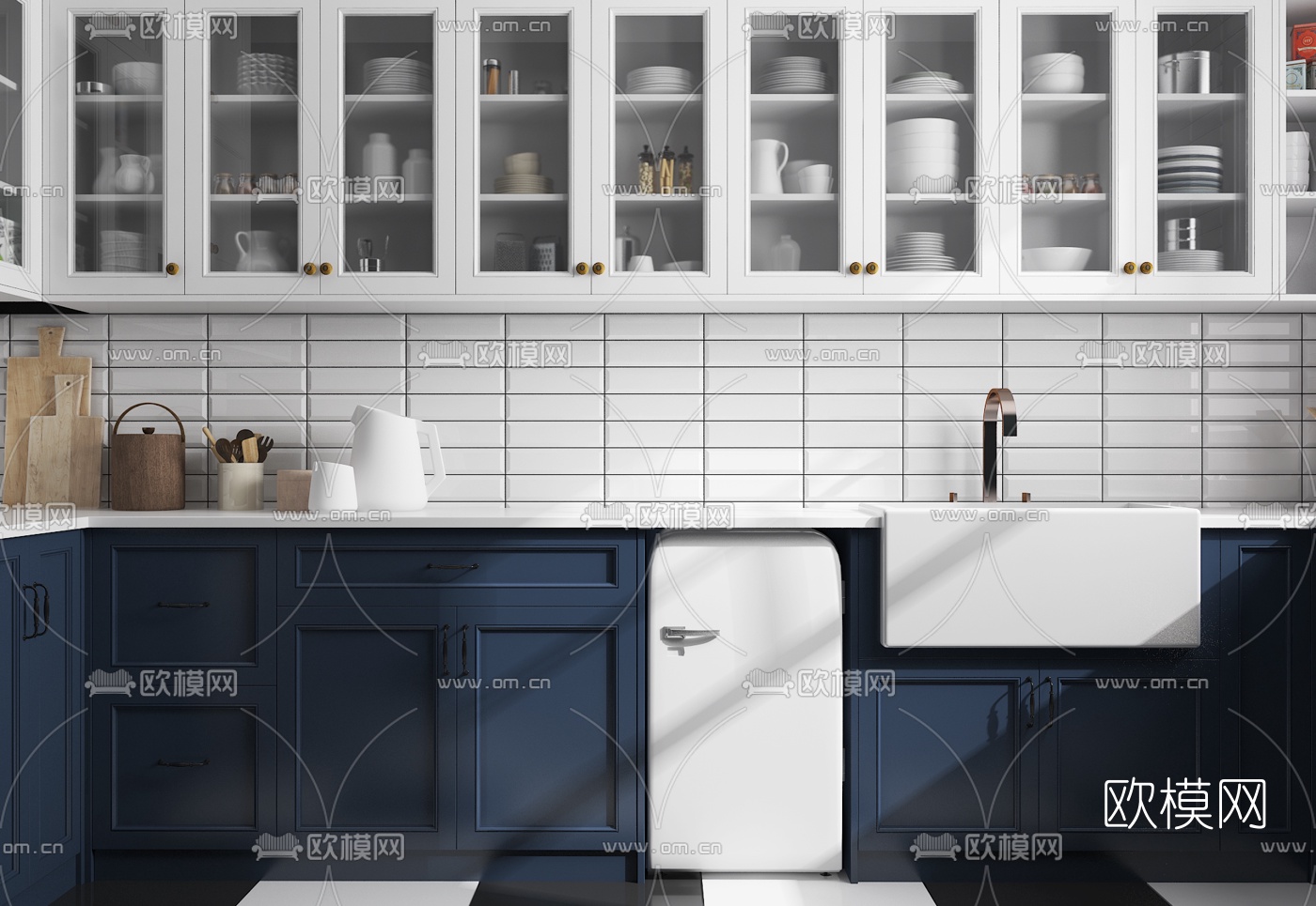 北欧厨房3d模型