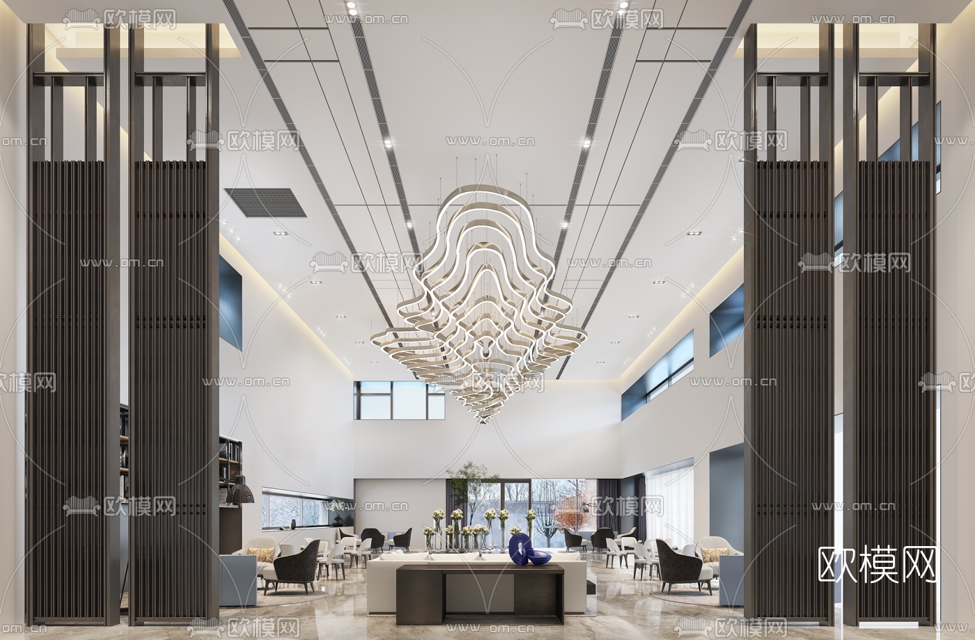 CLV-DESIGN 天津雍祥府营销中心3d模型