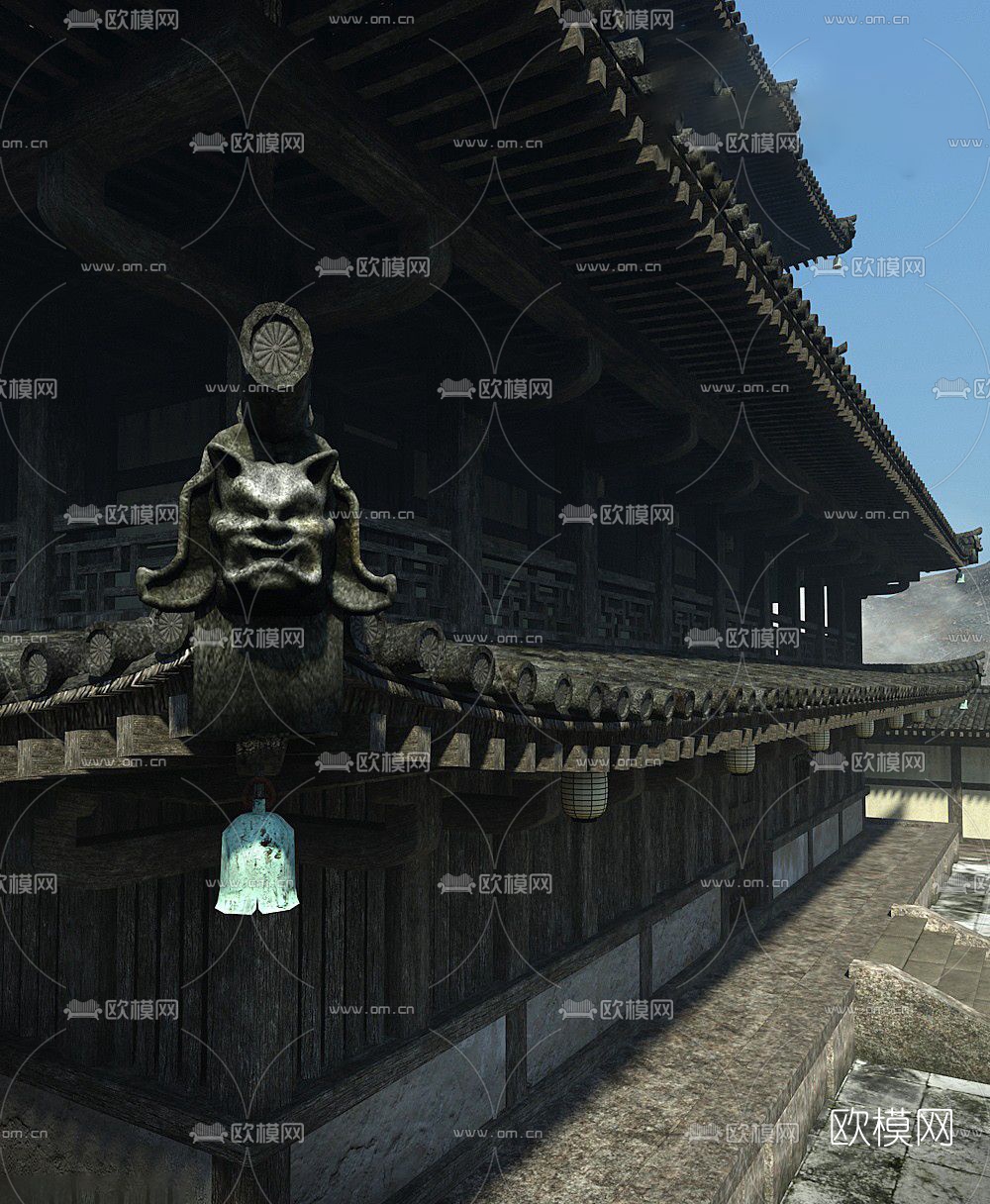 中式宫殿古建3D模型