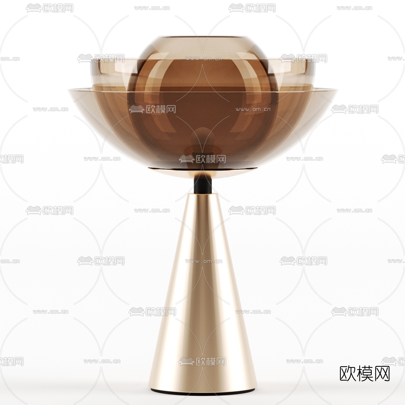 现代金属台灯3d模型-免费3dmax模型库-欧模网