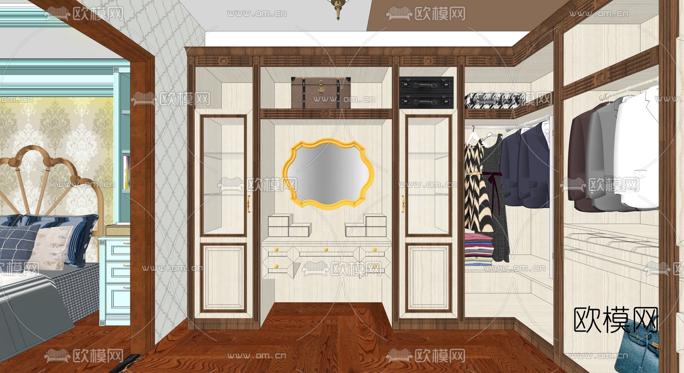 地中海客餐厅su模型下载（渲染图8）