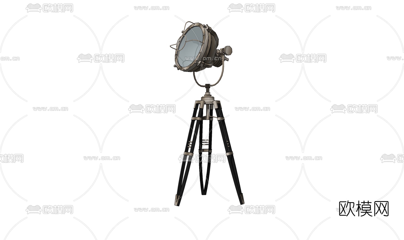 现代投影射灯免费su模型下载