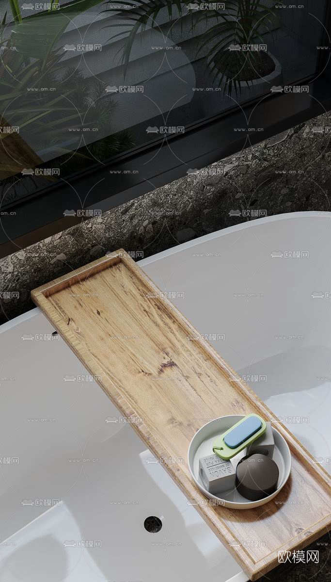 现代卫生间su模型下载（渲染图3）