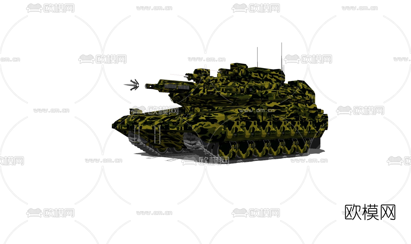 现代坦克免费su模型下载